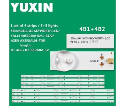 SUNNY AXEN AX55UAL08-TNR HI-LEVEL HL55UIL402 SKYWORTH LED BAR