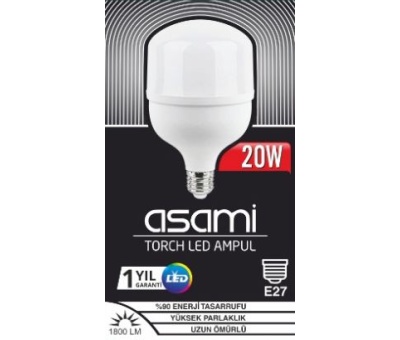 20W E27 DUY 1800LM YÜKSEK PARLAKLIK  TORCH LED AMPUL