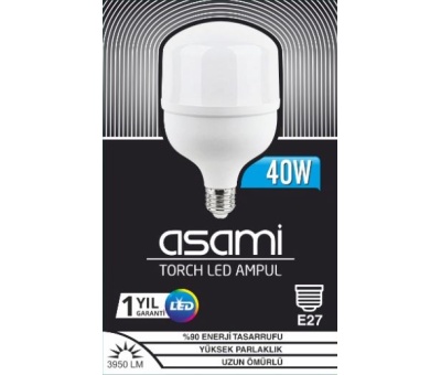40W E27 DUY 3950LM YÜKSEK PARLAKLIK  TORCH LED AMPUL