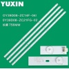 OY39D08-ZC21FG-02 LED BAR BACKLIGHT 756MM 75.6CM 8LEDLİ BACKLIGHT   TELEFOX 39TD3900 LED BAR   AWOX 39 HD P40100 LED BAR   AWOX P40200 PLUS LED BAR