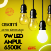 9W E27 DUYLU SÜPER KALİTE GERÇEK WATT 900 LUMEN LED AMPUL BEYAZ 6500K