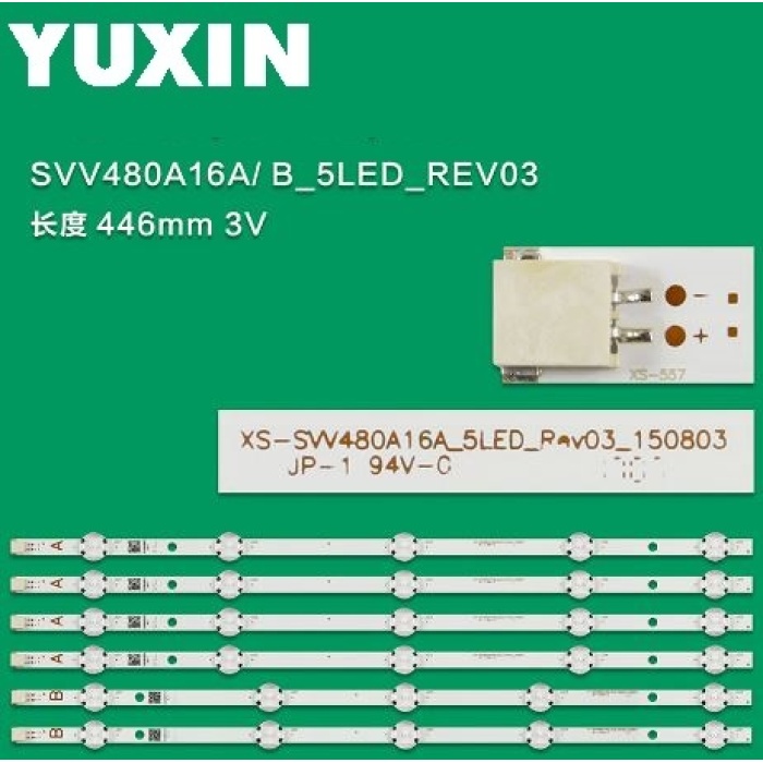 VESTEL 48 SVV480A16A VES480UNDS-2D-N11 LED BAR
