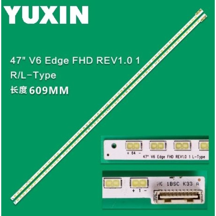 47LV5500 LG 43660L-0369A LED BAR  47 V6 EDGE FHD REV1.0 1 L-TYPE   47 V6 EDGE FHD REV1.0 1 R-TYPE  LG 47LW5500  47LW4500  47LV5500  STRIP LED BAR SLIM LED BACKLIGHT