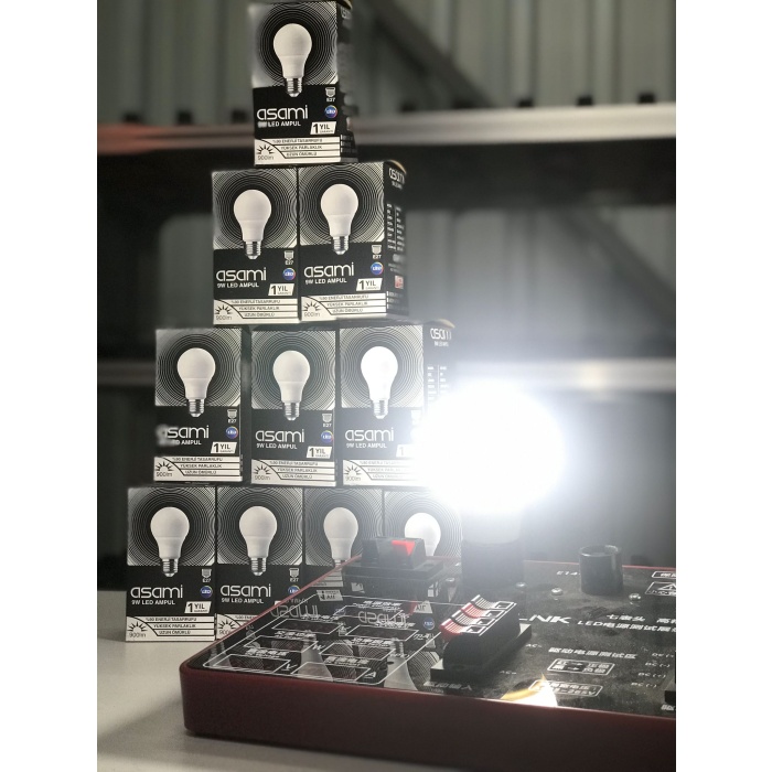 9W E27 DUYLU SÜPER KALİTE GERÇEK WATT 900 LUMEN LED AMPUL GÜNIŞIĞI 4000K
