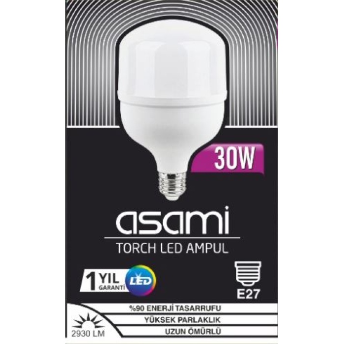 30W E27 DUY 2930LM YÜKSEK PARLAKLIK  TORCH LED AMPUL