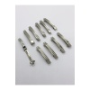 8 Cm Gümüş Renk Metal Otomatik Toka Boş Süslenmemiş