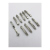 5 Cm Gümüş Renk Metal Otomatik Toka Boş Süslenmemiş