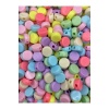 25 gr 12 Mm Karışık Pastel Renkli Yassı Yuvarlak Plastik Boncuk Takı Yapım Boncuğu (25 gr ~ 39-46 Adet)