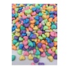 25 Gr 14 Mm Pastel Karışık Renkli Plastik Kalp Model Boncuk takı Yapım Boncuğu (25gr ~38-44 Adet)