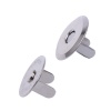 1.8 Mm Gümüş Renk Geçmeli Bükme Mıknatıslı Örgü Çanta 1. Kalite Çıtçıt