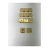 5 Adet 2 Cm Gold Renk Dikmeli Mıknatıslı Çıtçıt Dikilebilir Mıknatıslı Çıt Çıt