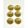 8 Adet 15 Mm (1.5 Cm) Çelenk Model Gold Renk Trençkot Ve Blazer Ceket Düğmesi