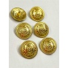 8 Adet 15 Mm (1.5 Cm) Çelenk Model Gold Renk Trençkot Ve Blazer Ceket Düğmesi