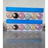 6 Adet 25 Mm Renkli Özel Döküm Büyük İncili Crop Düğme