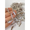 20 Mm (2 Cm) 100 Adet Metal Broş İğnesi Yaka İğnesi Nikel Kaplama
