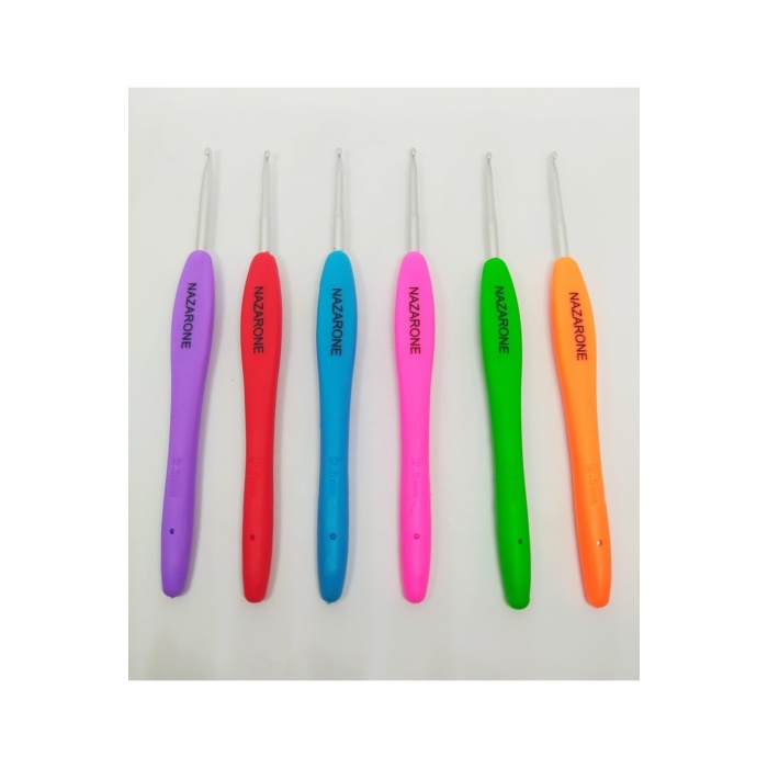 2.5 Mm Silikon Yumuşak Saplı El Örgü Için Tığ