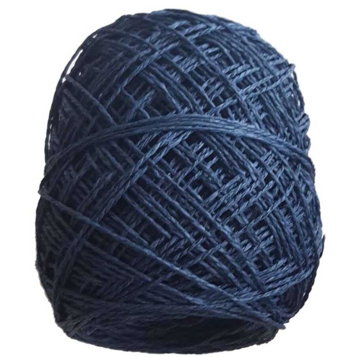 Kağıt İp Lacivert Sarılmış Yumak 100 Gr Bobin