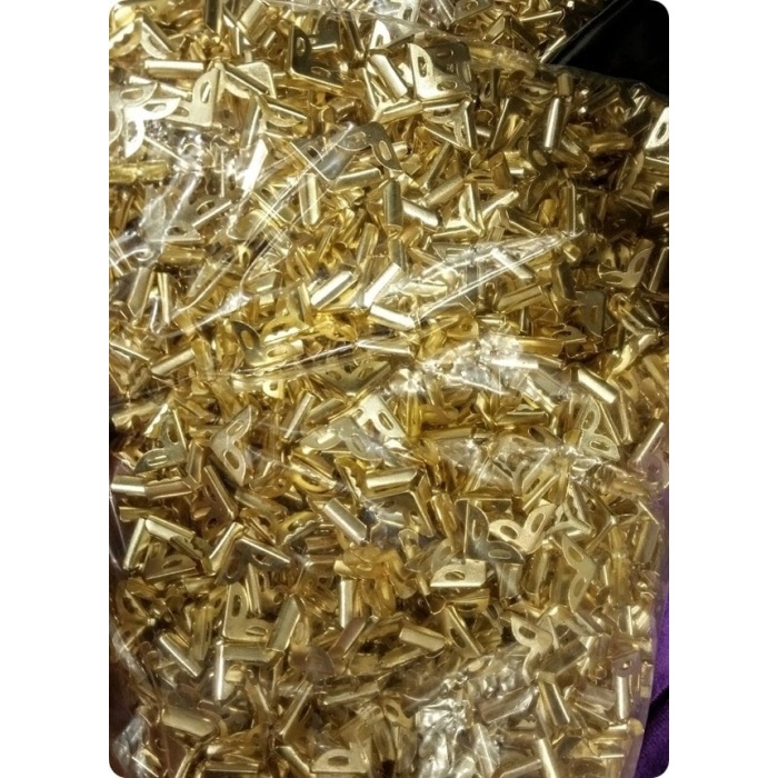 100 Gram (175-185) Adet Kitap Köşesi Köşebent Altın/Gold Sarı Renk Yasin Kuran Köşe Kaplaması