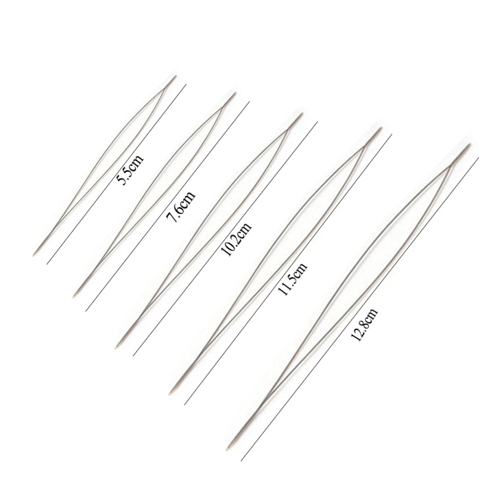 1 Adet 7.5 Cm Karnıyarık Boncuk Dizme İğne İğnesi