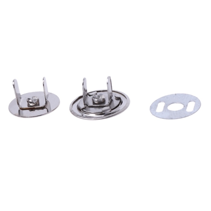 1.8 Mm Gümüş Renk Geçmeli Bükme Mıknatıslı Örgü Çanta 1. Kalite Çıtçıt