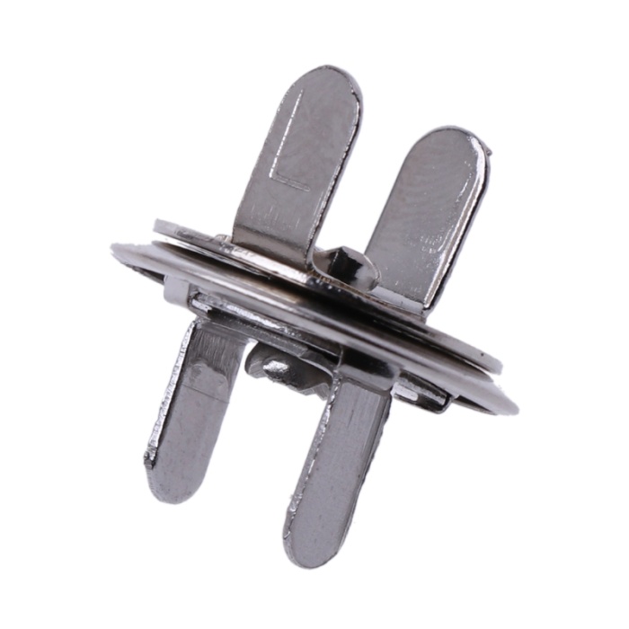 1.8 Mm Gümüş Renk Geçmeli Bükme Mıknatıslı Örgü Çanta 1. Kalite Çıtçıt