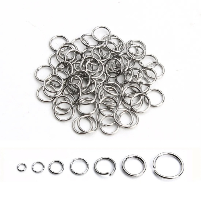 11 Gram (50-60 Adet) Mini Metal Anahtarlık Bağlantı Takı Halkası C Halka