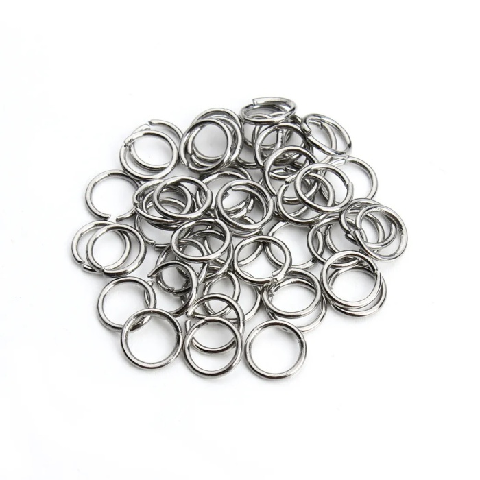 11 Gram (50-60 Adet) Mini Metal Anahtarlık Bağlantı Takı Halkası C Halka