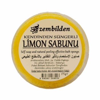 ZBD Limon Sabunu Süngerli 175 Gr 1 Adet