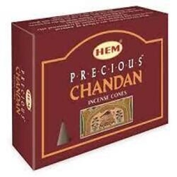 Hem Chandan (Sandal Ağacı Özü)  Konik Tütsü (1 Kutu 10 Adet)