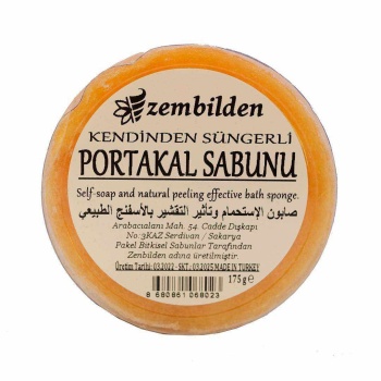 ZBD Portakal Sabunu Süngerli 175Gr 1 Adet