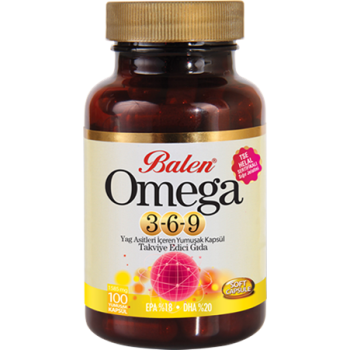 BLN OMEGA 3,6,9 SOFT YAĞ ASİTLERİ İÇEREN YUMUŞAK KAPSÜL 1585MG*100