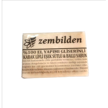 ZBD KABAK LİFLİ EŞEK SÜTLÜ BALLI SABUN 120 gr