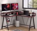 Zizuva Tasarım L Model Monitör Raflı Oyuncu Ve Çalışma Masası