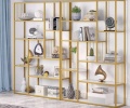 Zizuva Tasarım Gold 7 Raflı Kitaplık Ve Düzenleyici